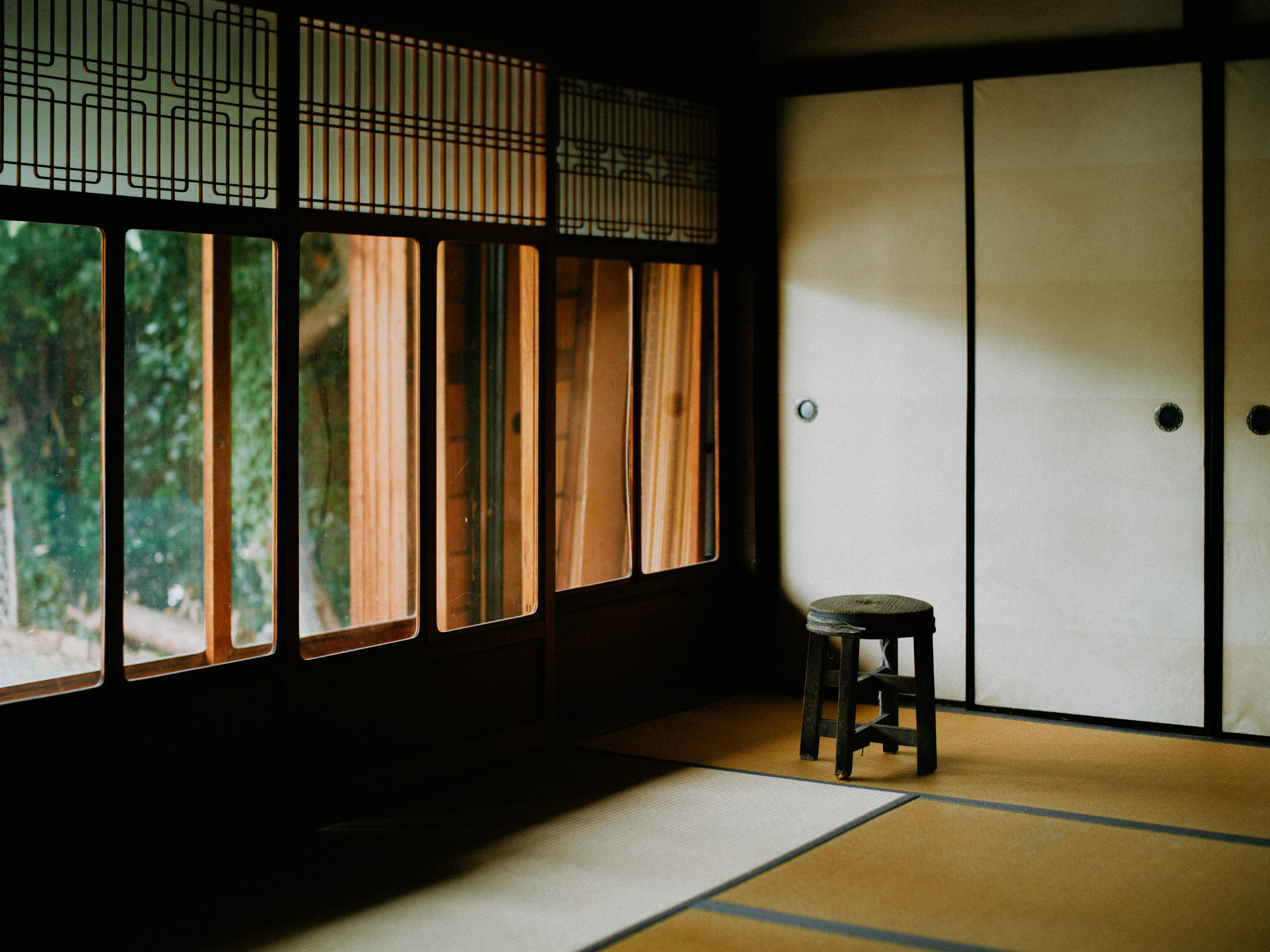 From a tea house