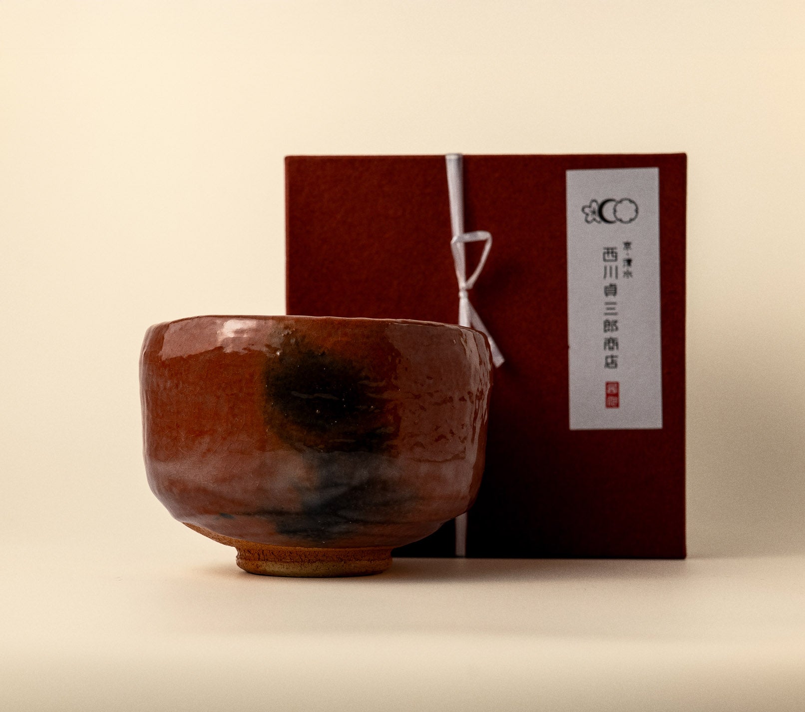 Raku Matcha Bowl – Red Earth