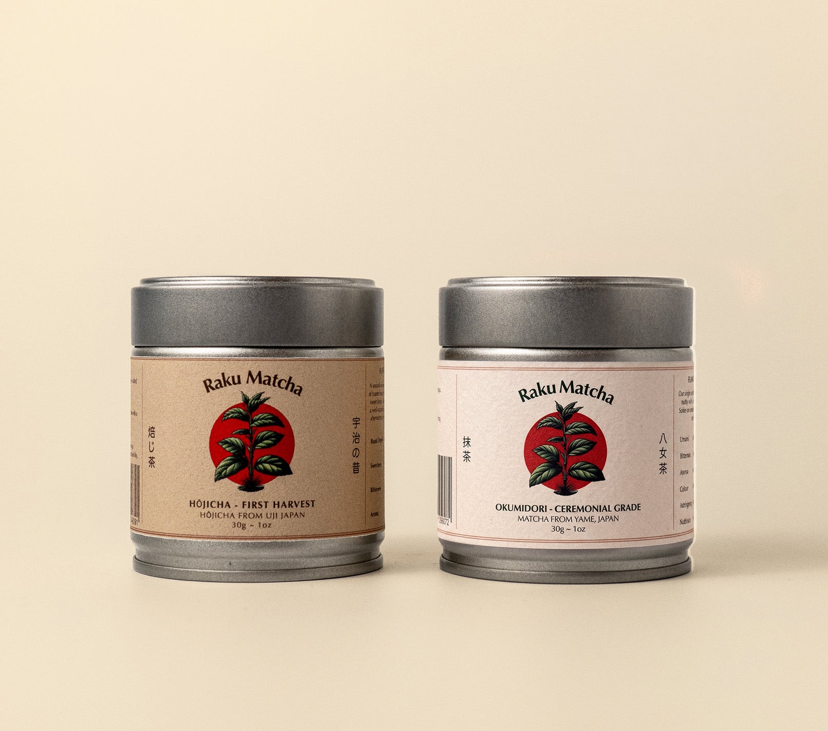 Okumidori & Hōjicha Set
